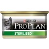 PRO PLAN для стерилизованных  кошек  Тунец 85г железная банка