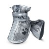 YXS082-3 Ботинки для собак серебряные с "лапками",50*40*50мм (уп.4шт),Triol