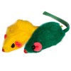 Игрушка погремушная мышь цветная