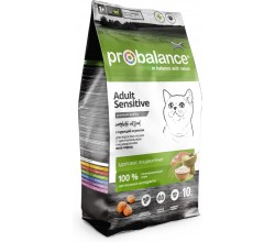 Сухой корм ProBalance Sensitive для кошек c чувствительным пищеварением, курица-рис, 10кг (1408)