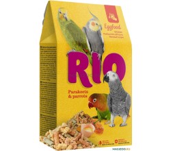 Корм для попугаев Рио  250гр яичный для средних  и крупных