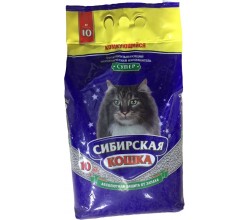 Наполнитель Сибирская Кошка Супер (комкующ) 10кг 