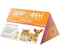 Средство Apicenna Дирофен Плюс для котят и щенков 6 таблеток