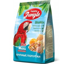 Happy Jungle для крупных попугаев 500 гр