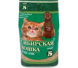 Сибирская Кошка Лесной впитывающий 5 л