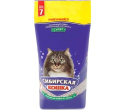 Сибирская Кошка Супер комкующийся 7 л