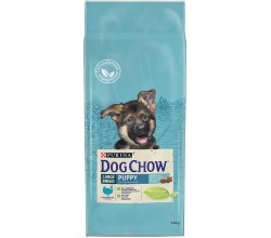 Dog Chow Puppy Large Breed, для щенков крупных пород, индейка, 14 кг.