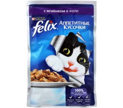 Felix влажный корм Феликс для кошек в ассортименте, 85г
