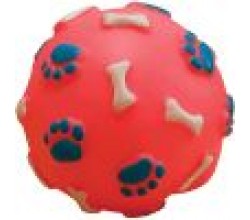 Игрушка для собак Мяч с лапками и косточками