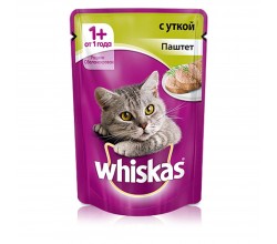 Whiskas влажный корм Вискас для кошек в ассортименте, 85 г