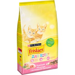 FRISKIES сухой корм для котят Курица Молоко Овощи 2кг