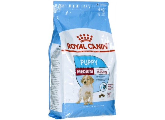 Корм Royal Canin Medium Puppy для щенков средних пород 4 кг