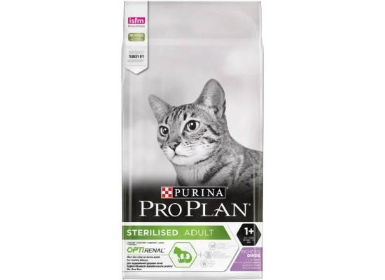 PRO PLAN Cat  для стерилизованных кошек с  чувствительным пищеварением Курица 10кг