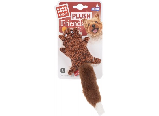 Игрушка для собак GiGwi Plush Friendz 75385 коричневый
