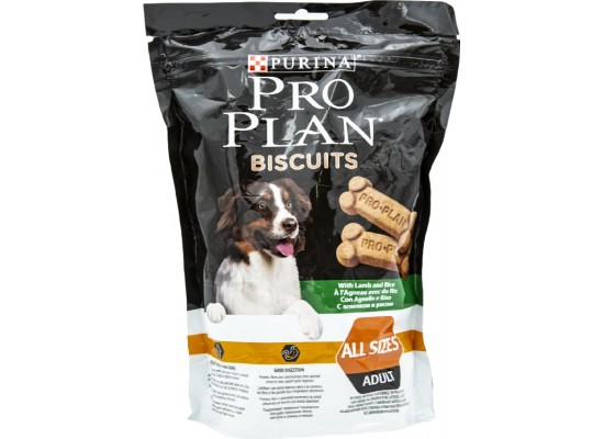 Pro Plan Biscuits для собак с ягненком и рисом 400 гр