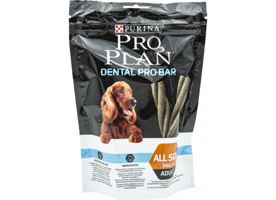Лакомство Pro Plan Dental Pro Bar для поддержания здоровья полости рта собак 150 гр
