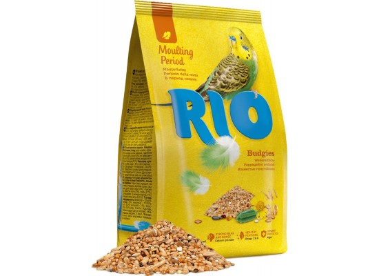 Корм RIO для волнистых попугайчиков в период линьки 1 кг