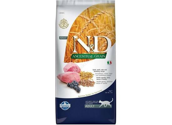Farmina N&D Ancestral Grain Adult Ягненок и черника 1.5 кг