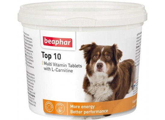 Beaphar top10 для нормализации обмена веществ у собак и щенков 180 таблеток