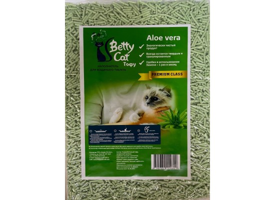 Betty Cat Тофу Aloe vera 6 л