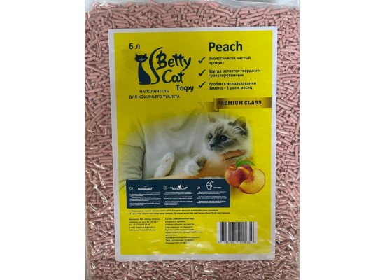 Betty Cat Тофу Peach 6л