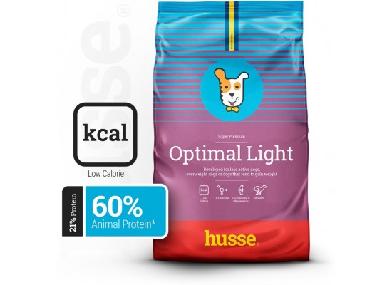 Корм для собак Husse LIGHT OPTIMAL 15 KG