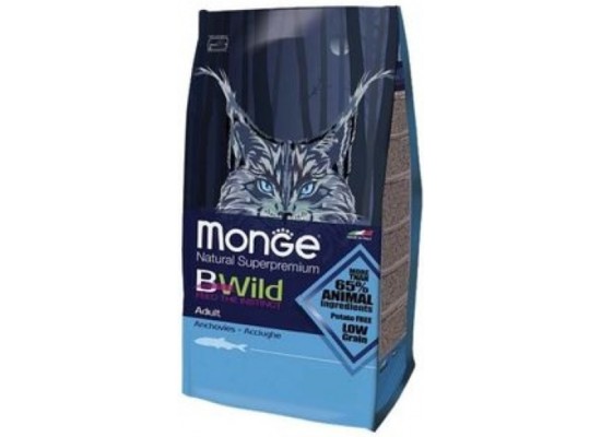 Monge Bwild Cat Adult Anchovies анчоус 1.5 кг