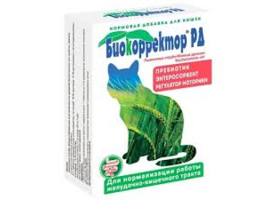 Биокорректор РД для кошек 60 таб по 0,5 г