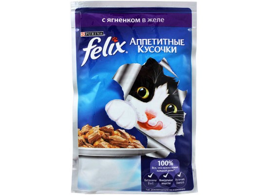 Felix влажный корм Феликс для кошек в ассортименте, 85г
