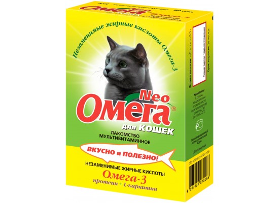 «Омега Neo» для кошек с протеином и L-карнитином