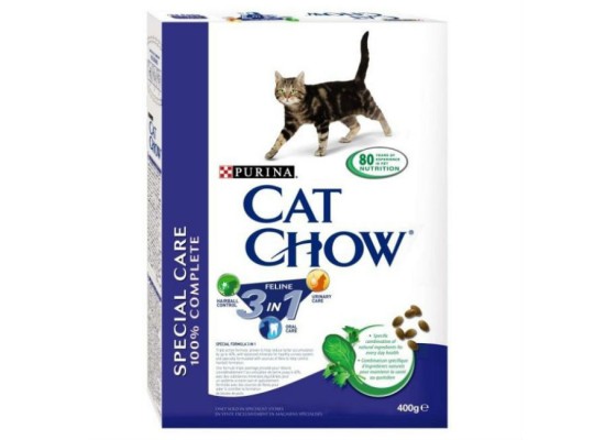 Сухой корм Cat Chow FELINE 3в1 400г
